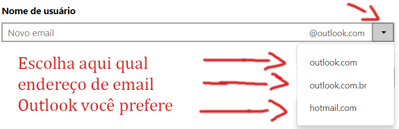 Criar Hotmail endereço