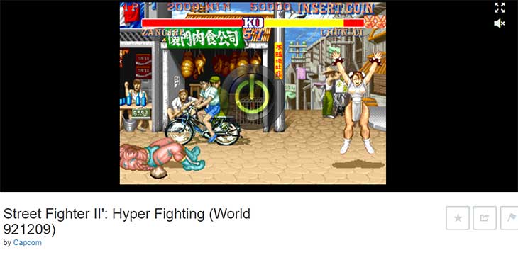 Jogos de fliperama grátis online SF2