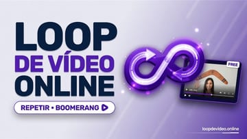 Loop de Vídeo Online Grátis - Repetir Vídeo no Navegador