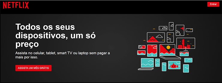 Como criar e entrar Netflix