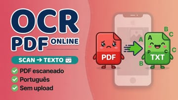 OCR PDF Online Grátis - Extrair Texto de PDF Escaneado