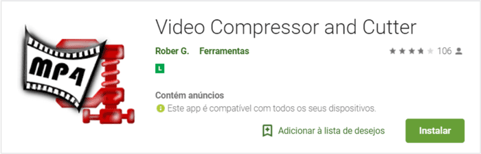 App reduzir vídeo